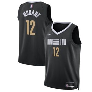 Nike Authentic Ja Morant Memphis Grizzlies Jersey - Black- City Edition